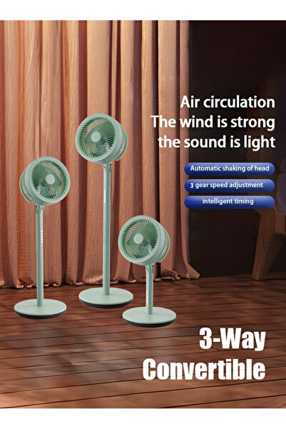 modi مروحة عمودية ١٦ بوصة، مروحة أرضية دائرية بثلاث سرعات، متذبذبة، مروحة قائمة قابلة لتعديل الارتفاع