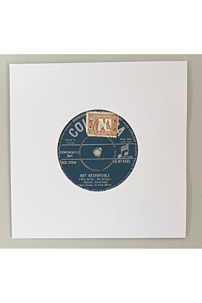 COLUMBIA RECORDS Helen Shapiro Not Responsible - No Trespassing 45 lik Plak (Orijinal Dönem Baskı Plak)