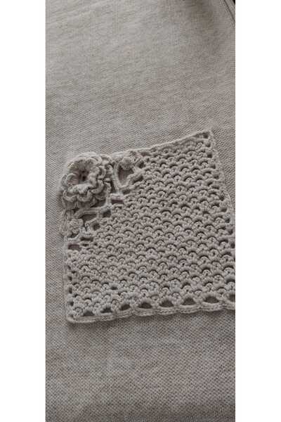 Laden Πλεκτά ρούχα μεγάλου μεγέθους Χειροποίητο με βελονάκι Μακρύ χοντρό μεγάλο μέγεθος Χοντρό χειμωνιάτικο μεγάλο μέγεθος Μητρική ζακέτα μελανζέ