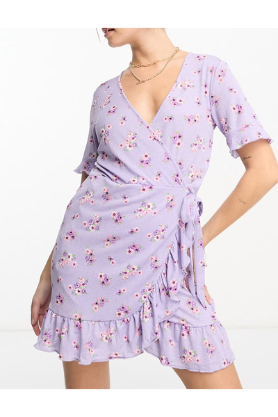 Evendi Short dress, Purple