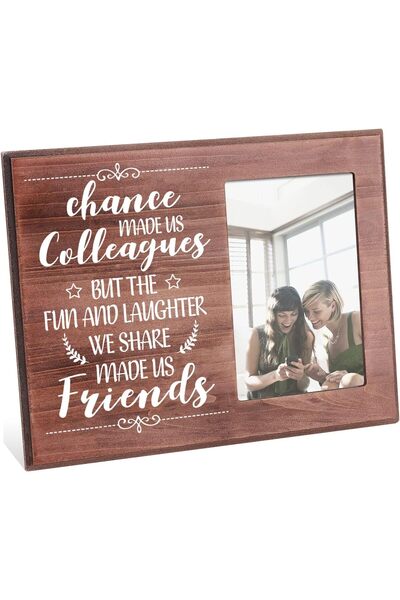 FINGERINSPIRE إطار صورة لأفضل زميل، ٤ × ٦ بوصات، صنعته الصدفة