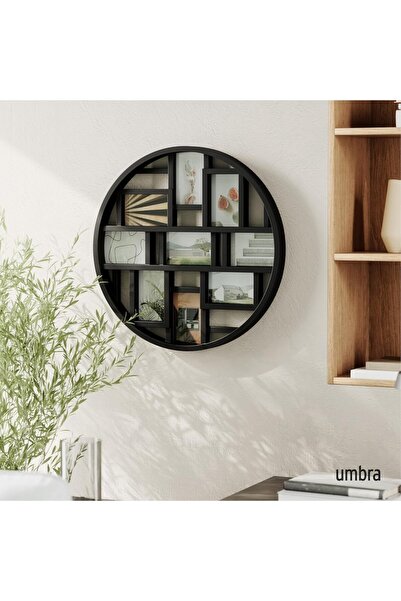 umbra LUNA PHOTO/ART DISPL BLACK, 21.9 x 21.9 x 1.8