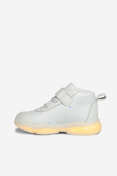 Vicco Geminis Lighted Baby Boy Gray Boots