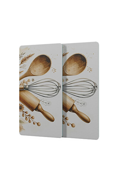 Decovetro Glass Presentation Serving Plate Set of 3 Round Kitchenware Patterned