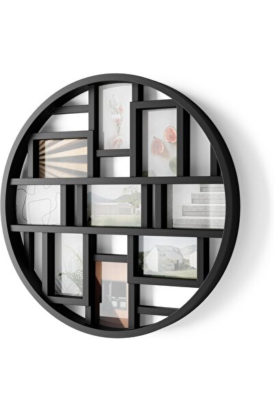 umbra LUNA PHOTO/ART DISPL BLACK, 21.9 x 21.9 x 1.8