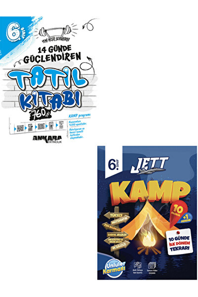 Efsane Yayınları 6.Sınıf Ankara Güçlendiren 14 Günde Tatil Kitabı + Ünlüler K...