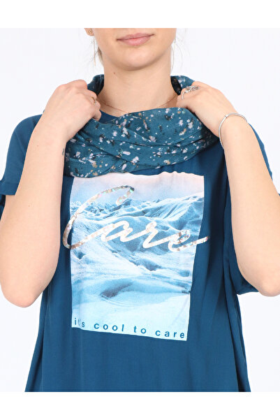 s.Oliver Circular scarf, Blue