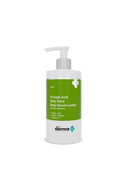 The Derma Co لوشن مصل الجسم اليومي المتوهج بحمض الكوجيك 1% 250 مل