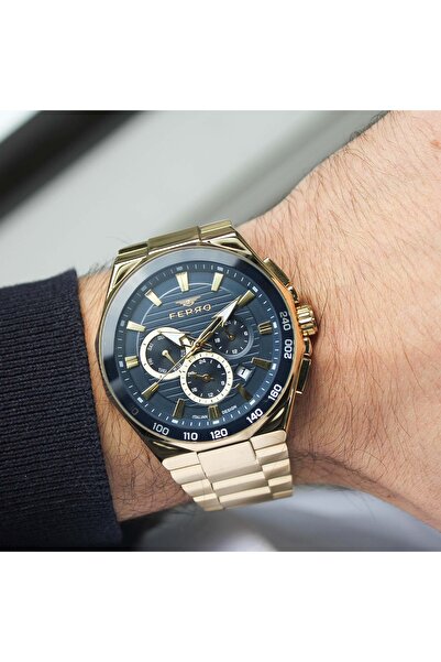 FERRO Fm11650B3 Men's Wristwatch with Steel Band