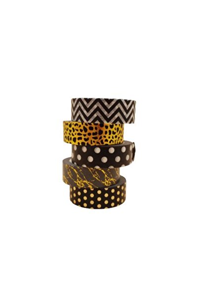 PAPERIE Washi Tape - Set of 5 (Dark Colors)