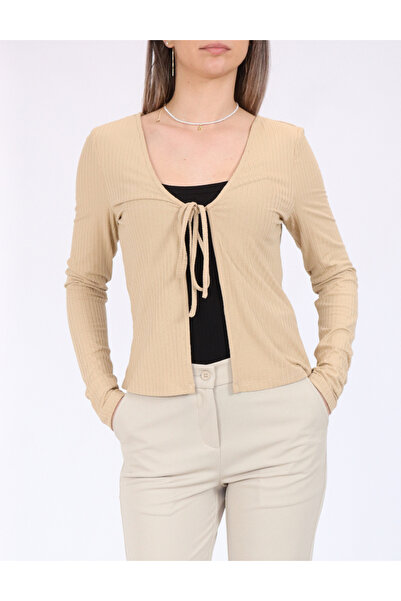 PIECES Cardigan, Brown