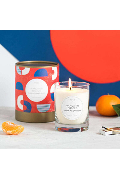 kobo Scented Candle, 312 g, Mandarin Breeze