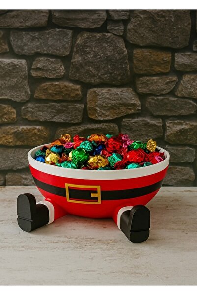 diğerr1 Yılbaşı Temalı Noel Baba Kase – Çikolata Sunum Kasesi – Dekoratif Aya...