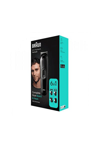 Braun 6-in-1 Hair and Beard Trimmer Series 3 - MGK3410