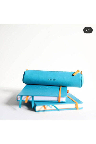 Rhodia Notebook A5, 96 sheets, ruled, hardcover, ivory 90 g/m², Turquoise