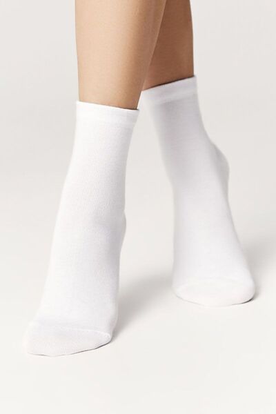 Conte Elegant Women's sports socks, cotton with stripes on the back, Active 5...