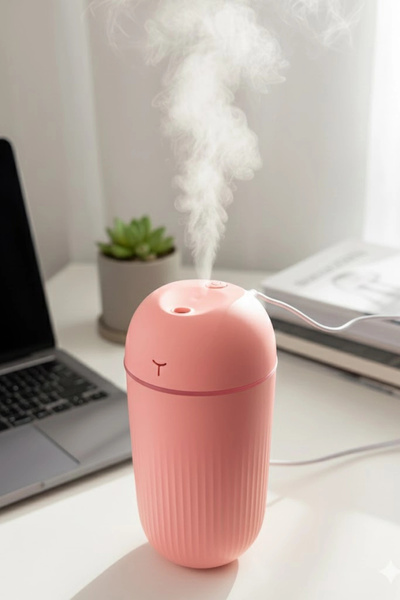 Blackbird Game Center KT-H09 Pembe 420 Ml Taşınabilir Mini USB Hava Nemlendir...