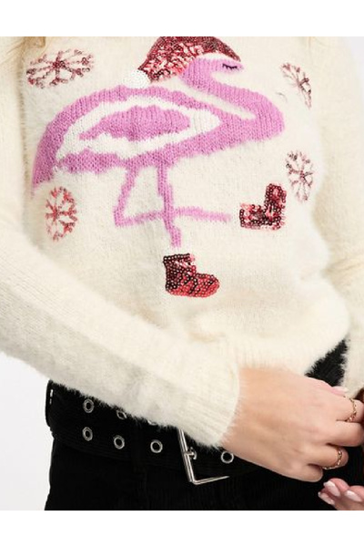 Brave Soul Sweater, Ecru