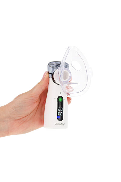 Vitammy Aerosol device with eMESH mesh technology, digital display, inhalation time timer, USB-C