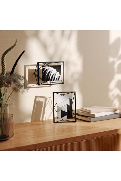 umbra Prisma Picture Frame, 4" x 6", Black