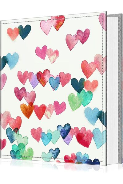 Fintie Photo Album 4x6 - 600 Pockets (Raining Hearts)