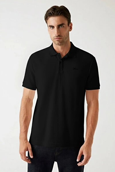 Guess Cotton Men's Black Regular Fit Polo T-Shirt M5Bp05K0891-Jblk