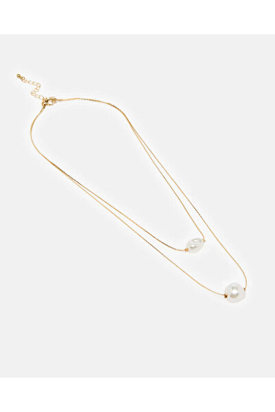REDTAG قلادة نسائية مزينة بالذهب