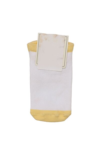 bebegen Girl's White Yellow Booties Socks