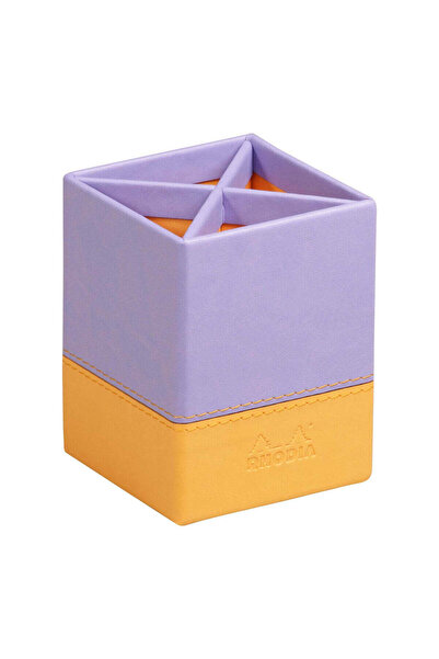 Rhodia Rhodiarama Pen Holder, Faux Italian Leather, Iris