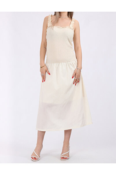 Vero Moda Medium dress, Cream