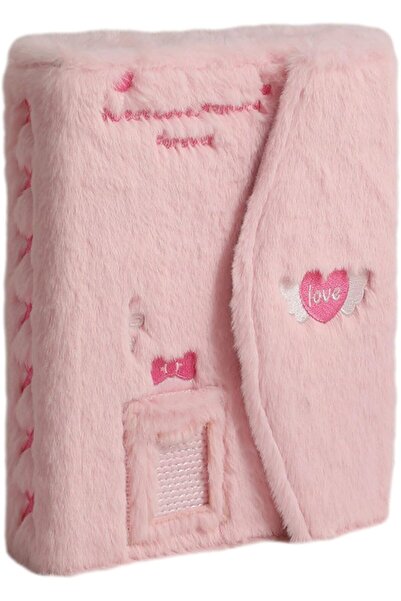 Khazna ألبوم صور مطرز شخصي، وردي أنيق، حافظ للذكريات