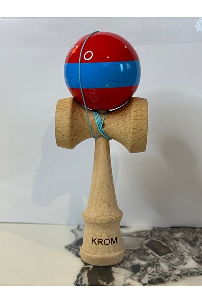 Krom Kendama KENDAMA KROM PRO USA BEST QUALITY 18cm BLUE RED MULTICOLOR LARGE CUPS