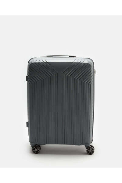 REDTAG عربة أمتعة رمادية مزخرفة (20 بوصة)