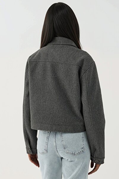 Hiccup Zippered Short Stamp Jacket