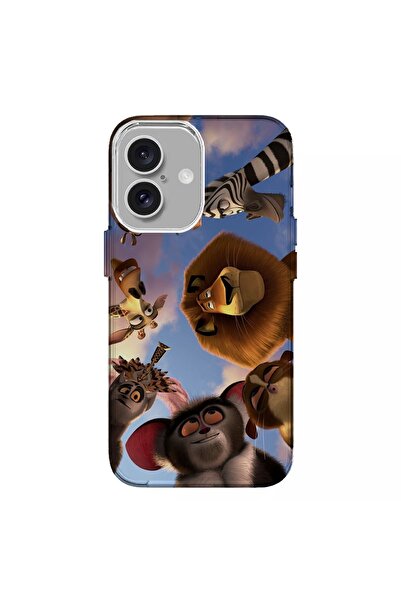 Turkuaz iPhone 16 Special Madagascar Designed Luxury Silicone Case