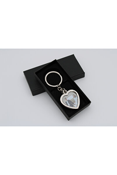 Paperla Breloc metalic personalizare foto inima