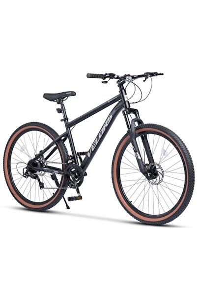 VELORS Bicicletă MTB Mercury, roți de 27,5", 21 de viteze, frâne cu disc, negru/gri