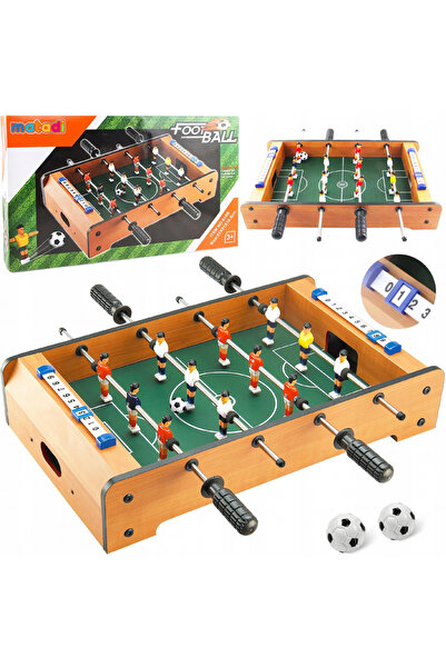 Matadi Wooden table football set 50x49 cm with scoreboard and two balls