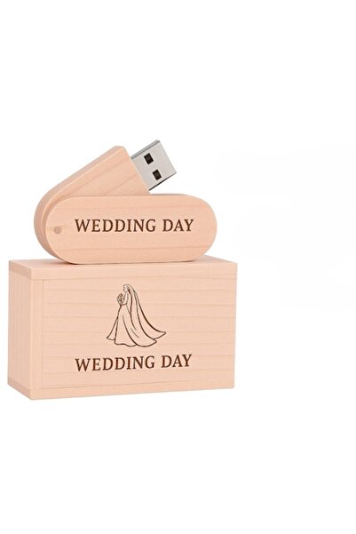 OEM USB Flash Drive 16 GB with Bamboo Wooden Gift Box – For Wedding / Photographs