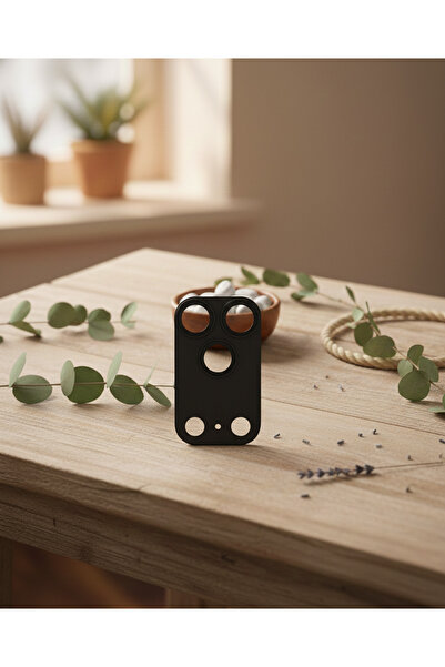 TeknoŞen واقي عدسة آيفون 17 برو ماكس أسود من الألومنيوم بتغطية كاملة وحماية ف...