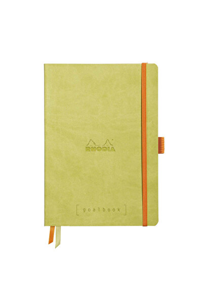 Rhodia Goalbook A5 softcover, 120 sheets, dotted, 90 g/m², Anise
