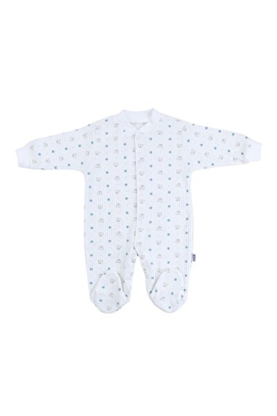 Sebi Bebe Yıldız Teddy Bear Baby Romper 9540