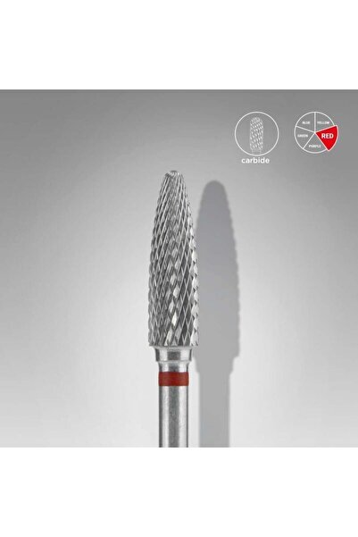 STALEKS FT90T040/14 Sert Alaşım Mısır Freze EXPERT, Kırmızı, Çap 4 mm / Çalış...