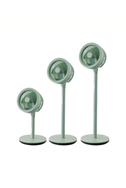 modi 16" Pedestal Fan 3-Speed Circulating Floor Fan, Oscillation, Adjustable Height Stand Fan