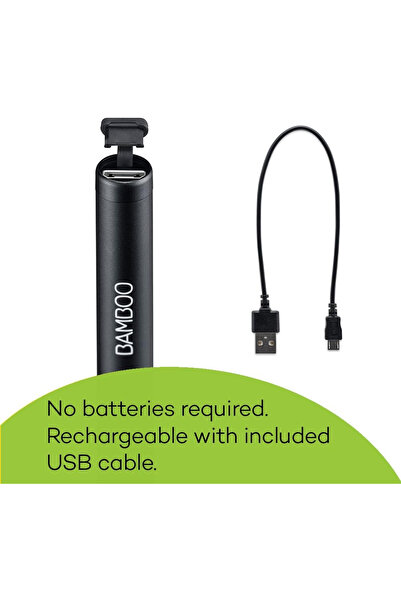 Wacom Bamboo Fineline 2 Fine Point, Thin Tip Stylus for iPad (CS600C1D)