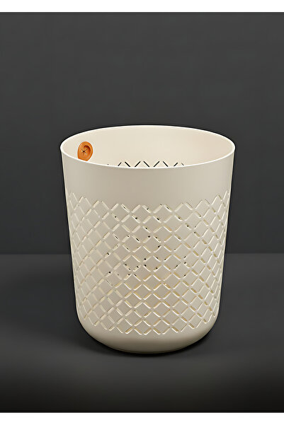 Bisbell Durable Plastic ware Dust Bin - Non-Toxic, Odorless 24x28cm Trash Can | BB4098