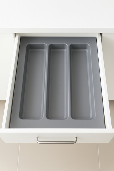 ShopyTime 37x49 cm Çekmece İçi Gri Kepçelik Organizer 30x40 cm Kesilebilir