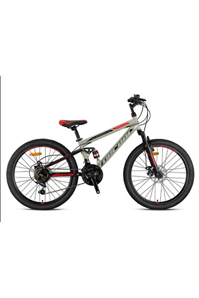 Geroni HUNTER - 27.5" - MTB - 17' - 21 Vites - M.Disc - Bej-Siyah/Kırmızı
