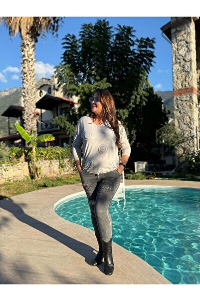 Punta Otantik NC20663 Κρέμα ιταλικής πλεκτομηχανής με λαιμόκοψη σε σχήμα V