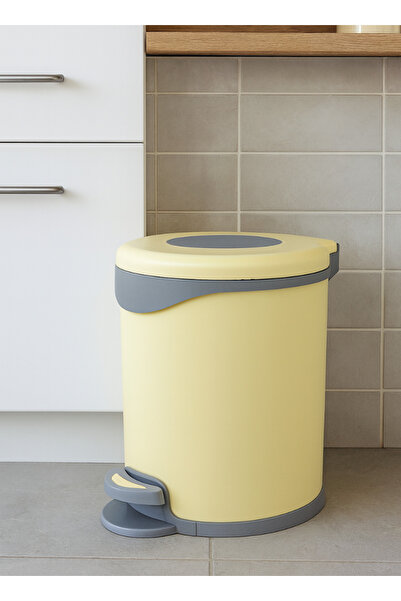 SUPPLIER Plastic Pedal Trash Bin | Durable Waste Bin with Soft-Close Lid, Foot Pedal & Odor Control Design